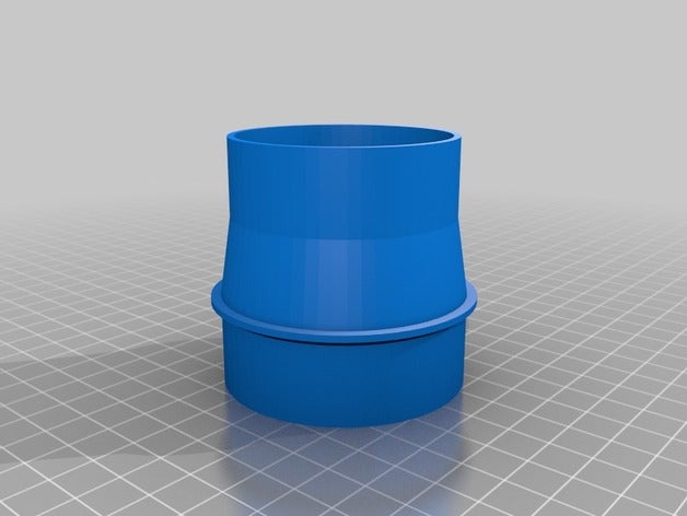 hoseadapeter-planner vac parts customized 3D print model - Mito3D