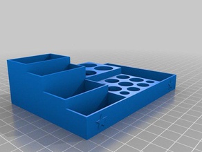 trucco organizzatore accessori orginizer 3d print model - Mito3D