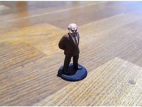 professor brown call cthulhu investigator models dnd miniature miniatures roleplaying rpg tabletop gaming 3d print model - Mito3D