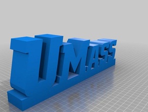 umass 3d drucken college 3d print model - Mito3D