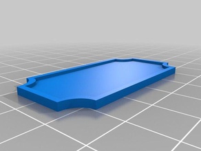 benim tabela 2 satır özelleştirilmiş dekor 3d print model - Mito3D