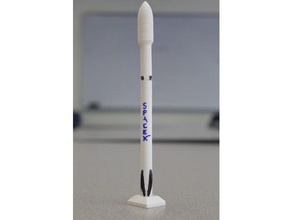 miniatura falcon 9 veículos heavy foguete spacex 3d print model - Mito3D