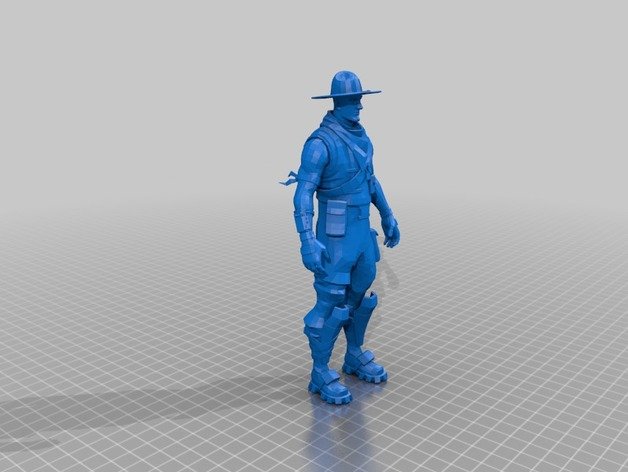 fortnite kanat sargent 3d baskı 3D print model - Mito3D
