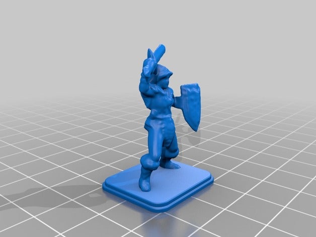 heroquest femme barbare jeux 28mm jeu de plateau le mdn mini miniature d'expansion les miniatures rpg dessus table wargaming 3D print model - Mito3D