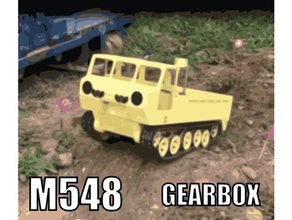 m548 caja de cambios rc vehículos militar vehículo tanque escala modelo a 3d print model - Mito3D
