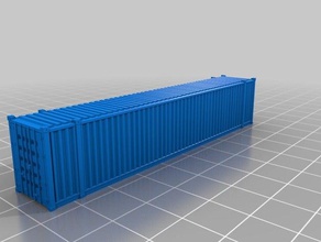 48 conteneur standard 1160 échelle passe-temps contenedor sec l'escala van 3d print model - Mito3D