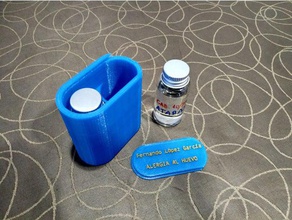 alerji ilaçları doz konteyner caja medicamentos alergias diğer eczane sağlık medicina'da medicinebox ilaç şişesi porta medicinas salud şurup 3d print model - Mito3D