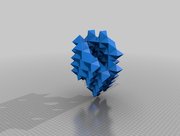 los picos de celosía matemáticas art printme tryme 3D print model - Mito3D