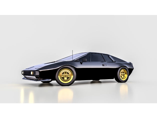 lotus esprit s2 vehículos 24 de escala coche james bond los deportes deportivo super 3D print model - Mito3D