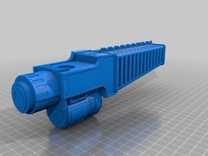 reaver titan melta cañón de proxy hobby 40k adeptus titanicus epic40k warhammer40k 3d print model - Mito3D
