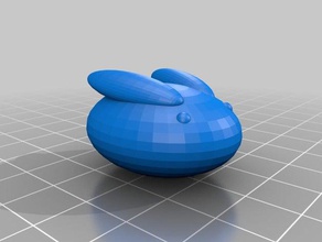 yuki-usagi 3d la impresión el anime bunny conejo yukiusagi 3d print model - Mito3D