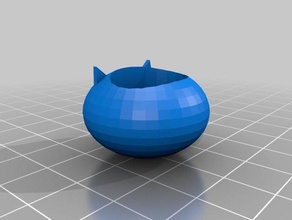 cat bowl 3d printing 3d print model - Mito3D