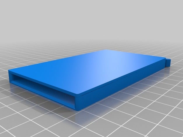 card wallet uk-Karten-Größe 54mm 3d drucken credit case 3D print model - Mito3D