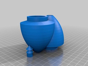 spin top tip 3d printing 3d print model - Mito3D
