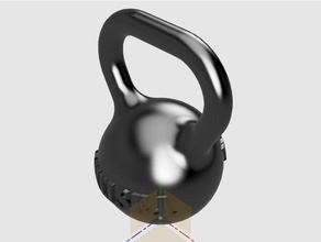kettlebell 3d stampa 3d print model - Mito3D
