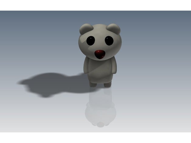 raccapricciante orso creature 3D print model - Mito3D