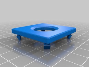 ferrari testarossa center console button bezel automotive 3d print model - Mito3D