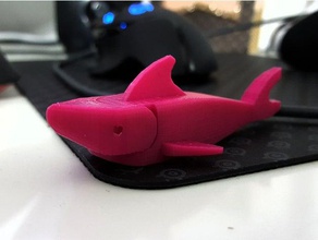 aktualisierte block-Hai Tiere 3d print model - Mito3D