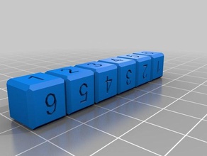 mon personnalisée de comptage blocs 6 mathématiques 3d print model - Mito3D