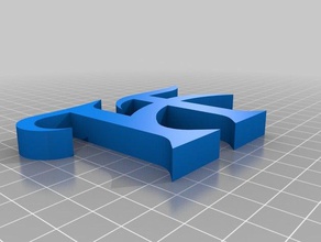 hammerfall logo musica 3d print model - Mito3D