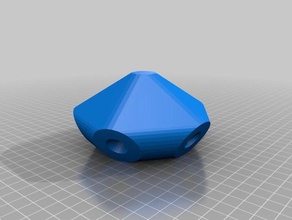 icosahedron connectors sculptures customized 3d print model - Mito3D
