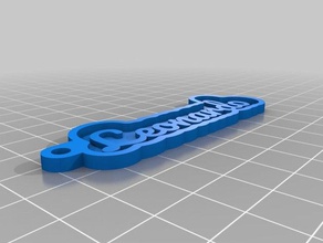 leonardo keychain keychains customized 3d print model - Mito3D