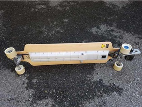 skate elétrico sol esporte ao ar livre 18650 6374 elétrica longboard fpisky veicle vesc 3d print model - Mito3D