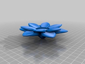 flower separated 3d printing 3d print model - Mito3D