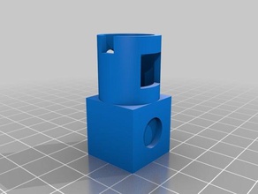 hjv test block 3d printing tests calibration cube stringing 3d print model - Mito3D