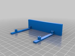 rail din titulaire beaglebone de l'électronique cas gehuse halter hutschiene 3d print model - Mito3D