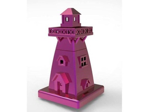 lighthouse case toys games 3d modeling art cute decoration display dollhouse figure fun funny mini miniature miniatures scale thing 3d print model - Mito3D