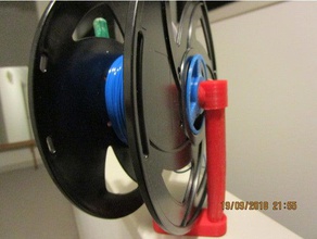 simples filamento de spool titular 3d a impressora os acessórios basico flatpack flsun universal 3d print model - Mito3D