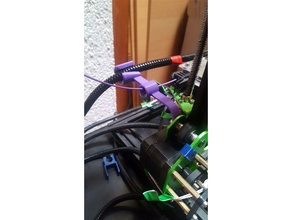 filament guide extruder cable holder tevo tornado top-spoolholder remix 3d printer accessories 3d print model - Mito3D