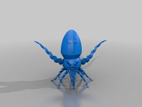 octopuss horny sculptures 3d print model - Mito3D