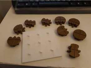 gearblock puzzles 3d print model - Mito3D