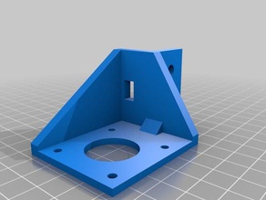 extruder mount 2020 profile left side 3d printer parts 3d print model - Mito3D