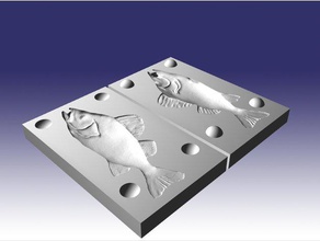 Fisch-Form Tiere Meer 3d print model - Mito3D