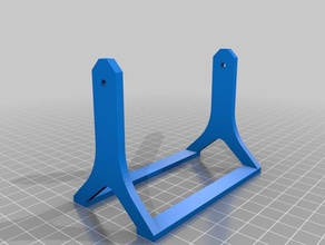 80mm fan holder connected legs electronics 3d print model - Mito3D