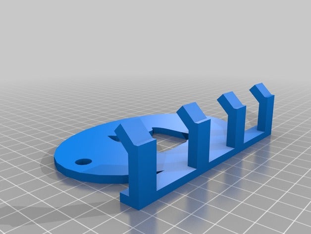 yorkie 4x Leine Haken Haustiere angepasst 3D print model - Mito3D