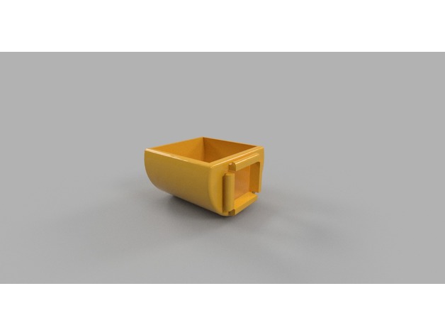 chicken feeder bucket remix pets 3D print model - Mito3D