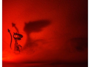 luci disincanto le creature cartone animato il demone diavolo lucifero ombra 3d print model - Mito3D