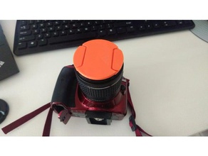 55mm lente de la cámara tapa reemplazo útil 3d print model - Mito3D