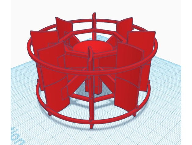 modèle de roue l'eau rc des véhicules bateau roues--aubes 3D print model - Mito3D