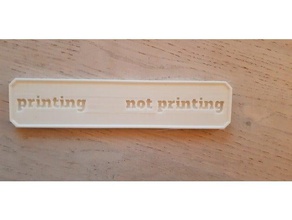 3d printing slicing sign signs logos printer caiprininha priniting 3d print model - Mito3D