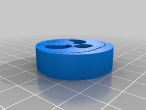 jack skellington anel-uma-coisa topper 3d impressão 3d print model - Mito3D