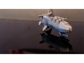 argos inspired star cruiser toys games naval spaceship starblazers 3d print model - Mito3D