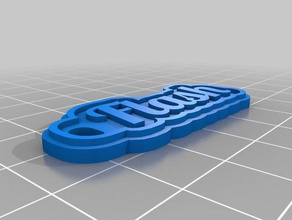 flash 2mm keychains customized 3d print model - Mito3D