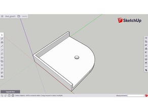 glas-piatto di titolare letto ender 3 d la stampante accessori 3d print model - Mito3D