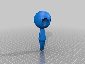 boneco homem 3d impressão 3d print model - Mito3D