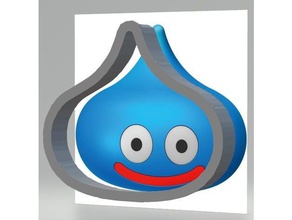 dragon quest slime cookie cutter video games 3d print model - Mito3D